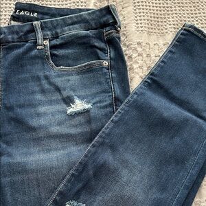 American Eagle Outfitters Dark Blue Skinny Jeans